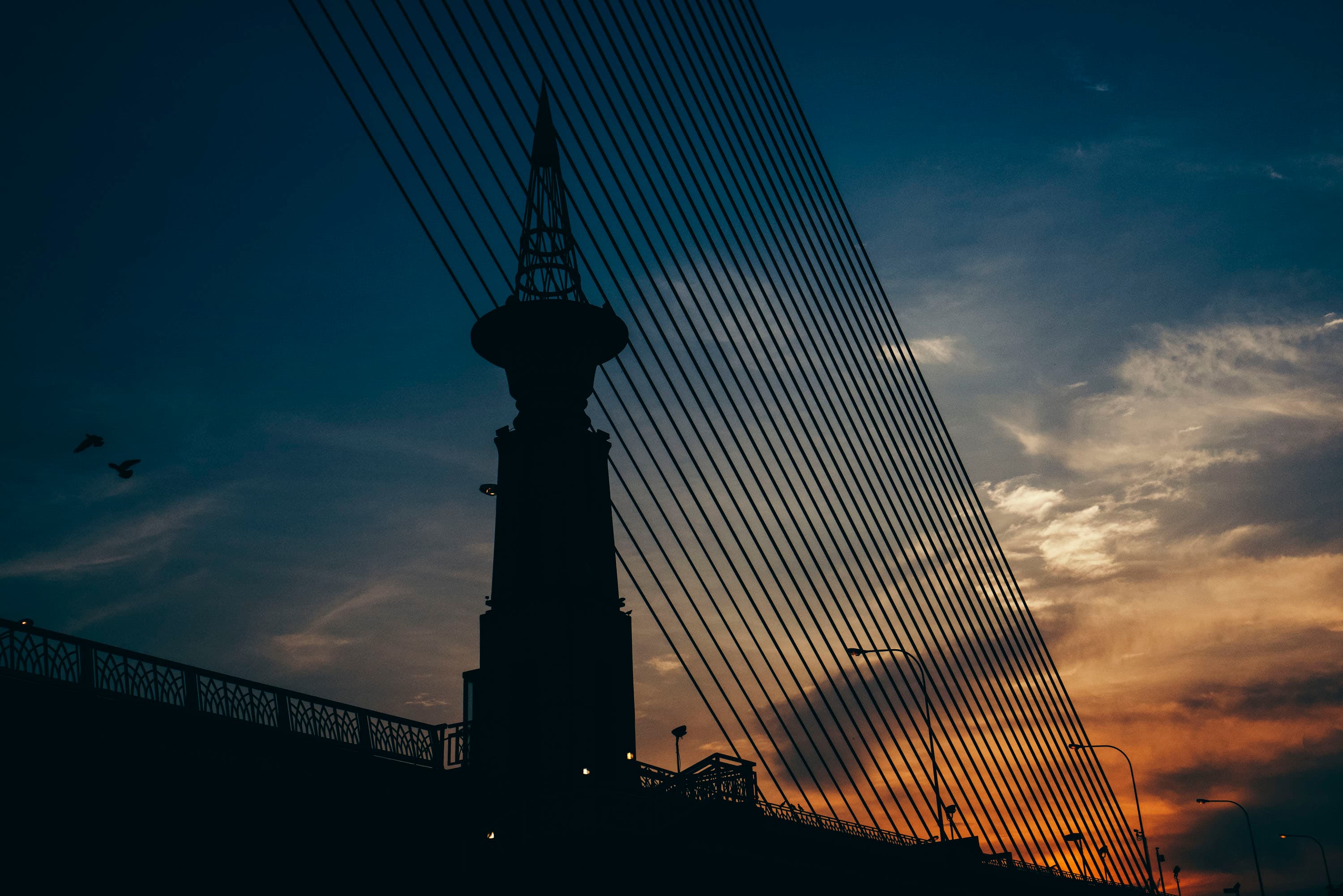 Bridges after dark